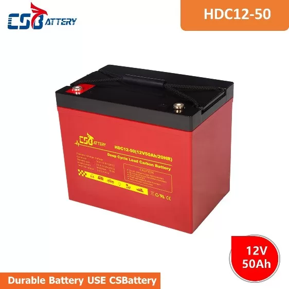 Baterie CS Baterie HDС12V50Ah cu plumb și carbon